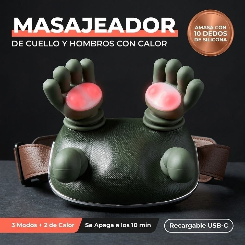 Masajeador de Cuello y Hombros con Calor