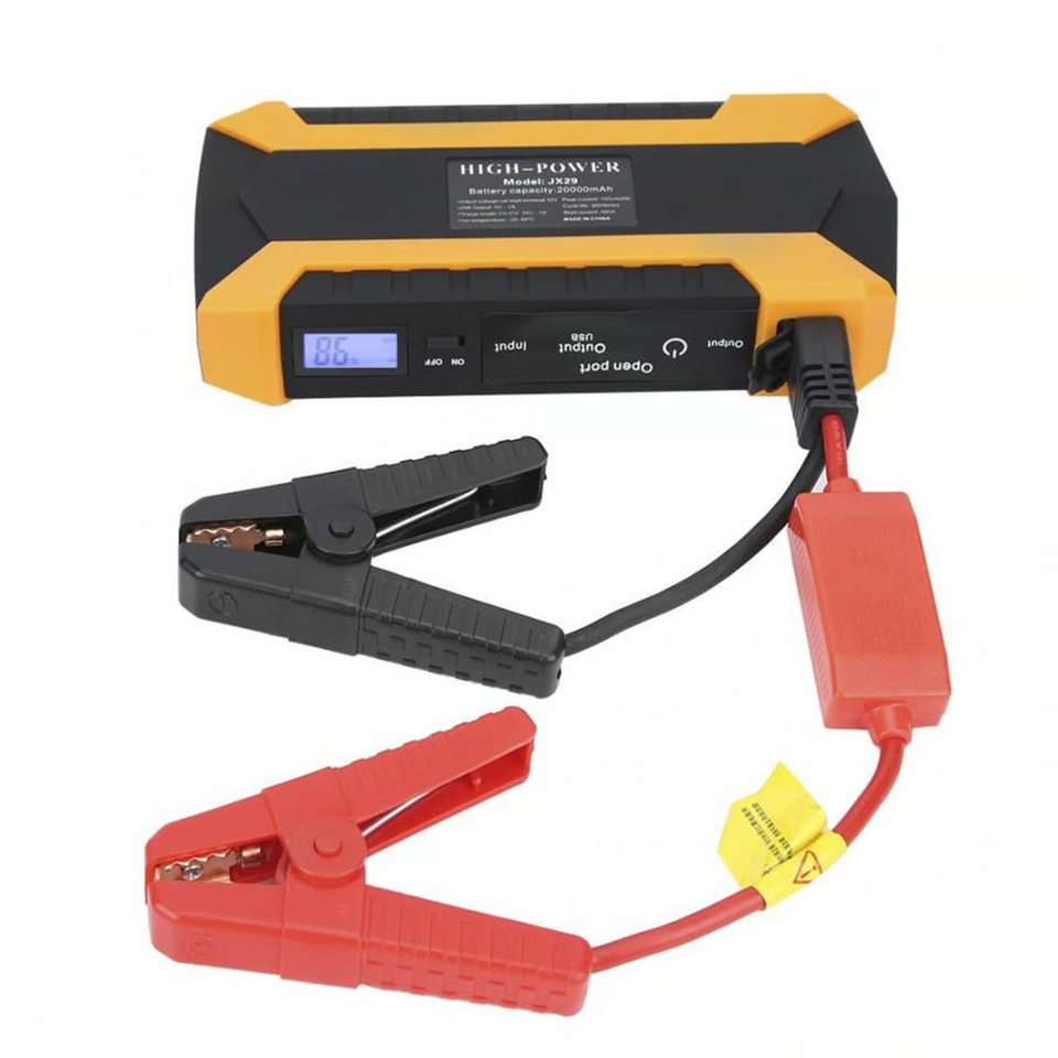 Arrancador de Bateria de Auto Portatil +Compresor