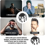 Masajeador Eléctrico Antiestrés Recargable para Cabeza