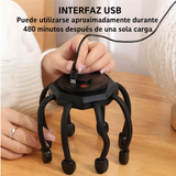 Masajeador Eléctrico Antiestrés Recargable para Cabeza