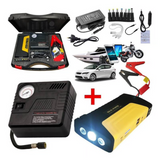 Arrancador de Bateria de Auto Portatil +Compresor