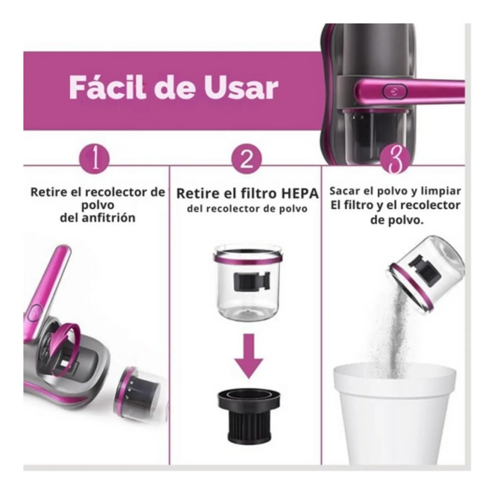 ASPIRADORA QUITA ÁCAROS (UV)