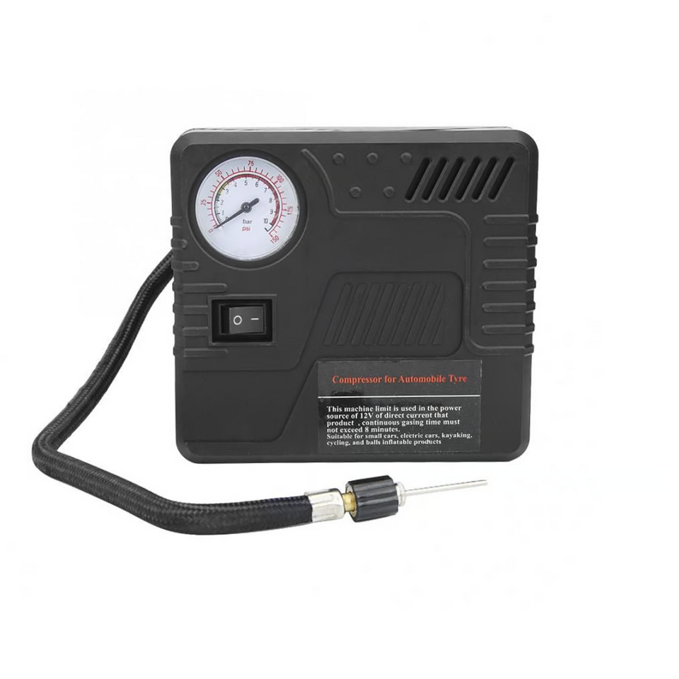 Arrancador de Bateria de Auto Portatil +Compresor