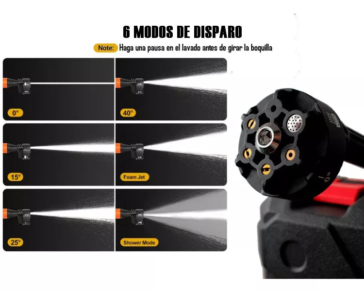 Hidrolavadora Pro Portatil  120v - 6 en 1