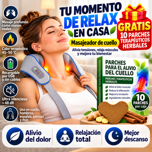 Masajeador Recargable de Cuello y Hombros